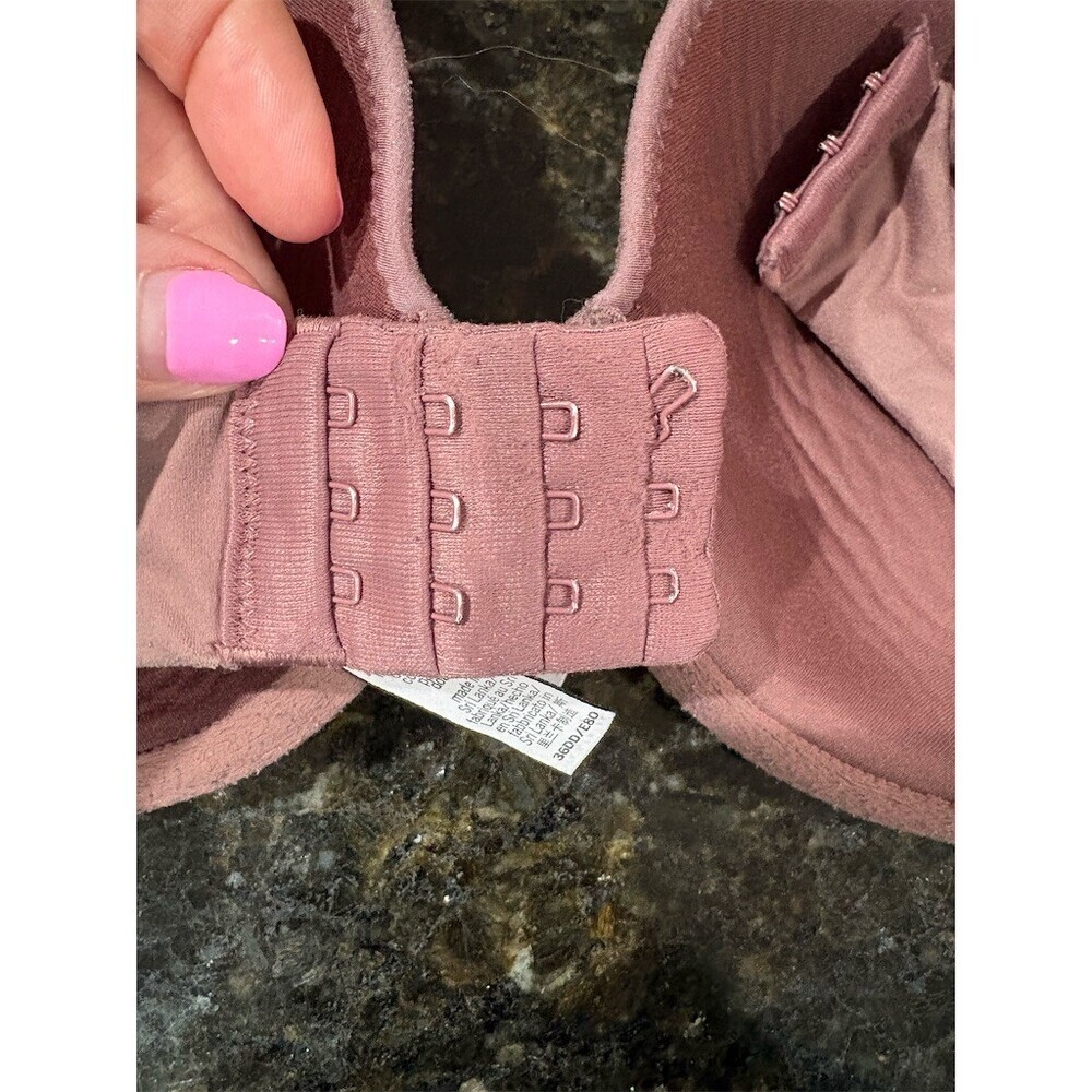 Victoria's Secret T-Shirt Bra Womens 36DD Maroon Underwire Lightly Lined - Picture 7 of 12